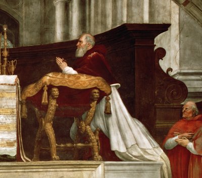 The Mass of Bolsena, (detail) by Raffaello Sanzio Raphael